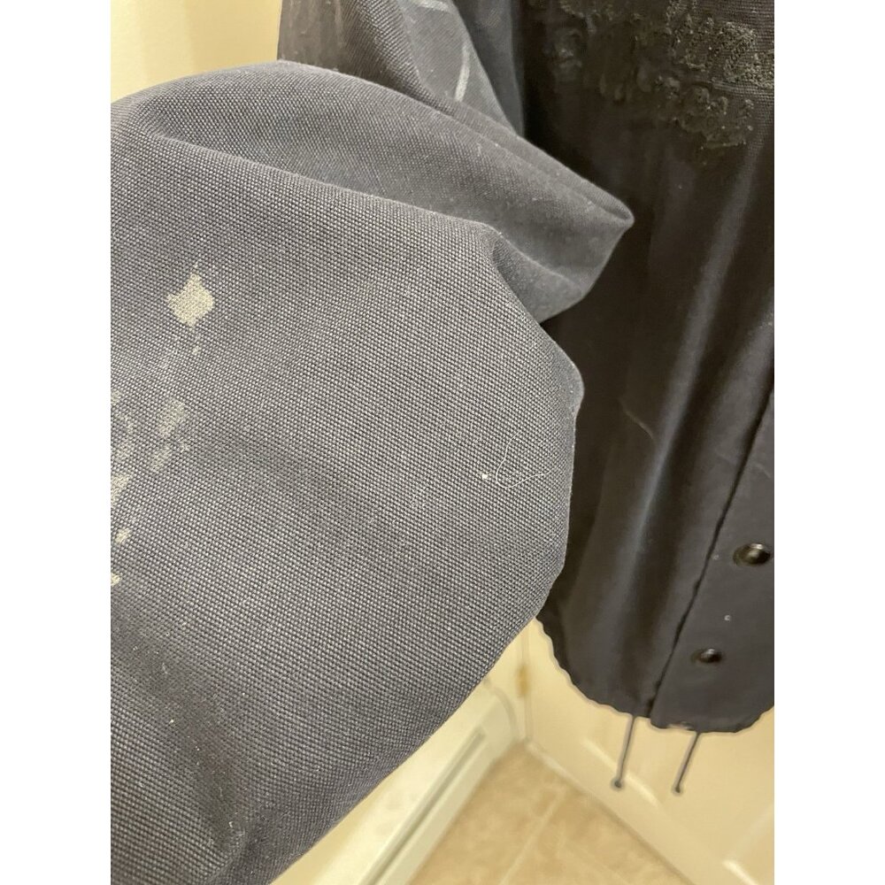 RARE Vintage 2008 Men's Crooks & Castles 'God, Guns & Money' Jacket Black Read* - Picture 8 of 16